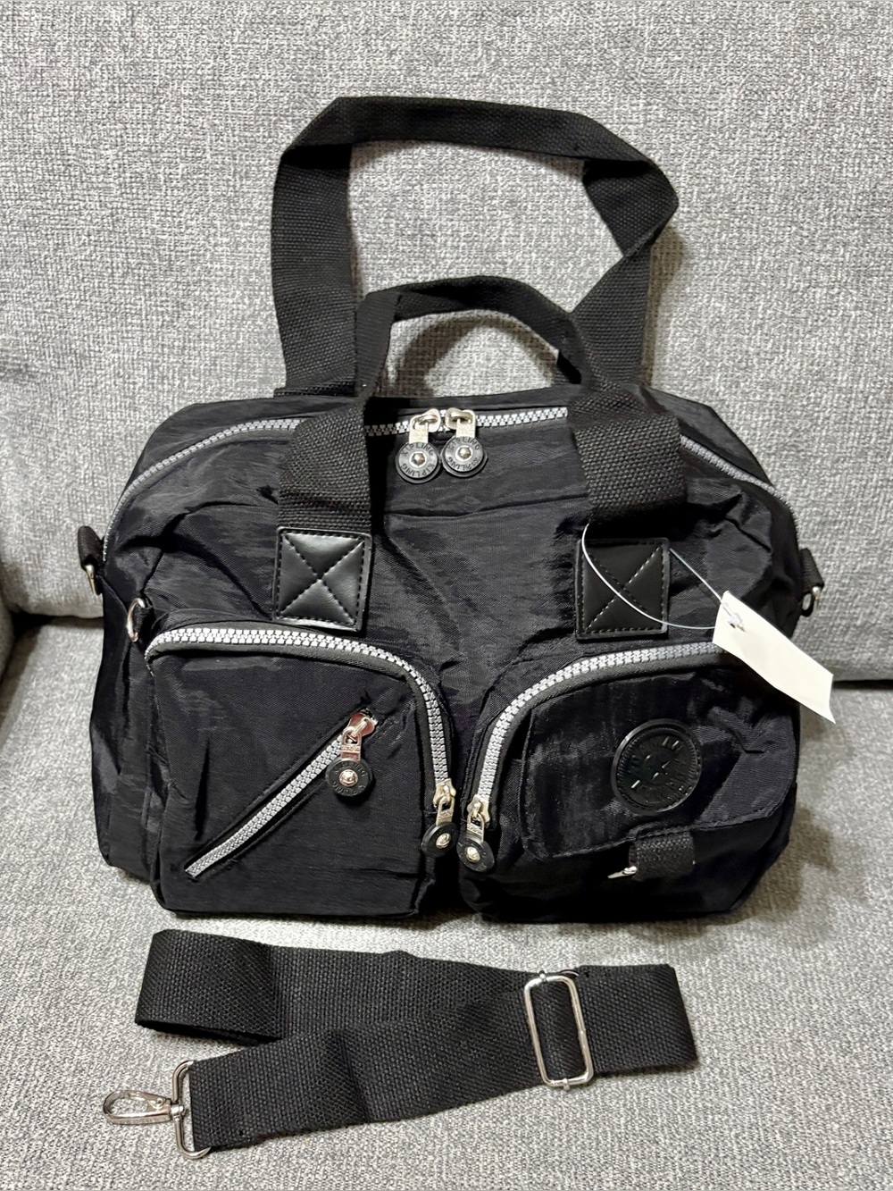 NWT Kipling Black Defea Med Bag